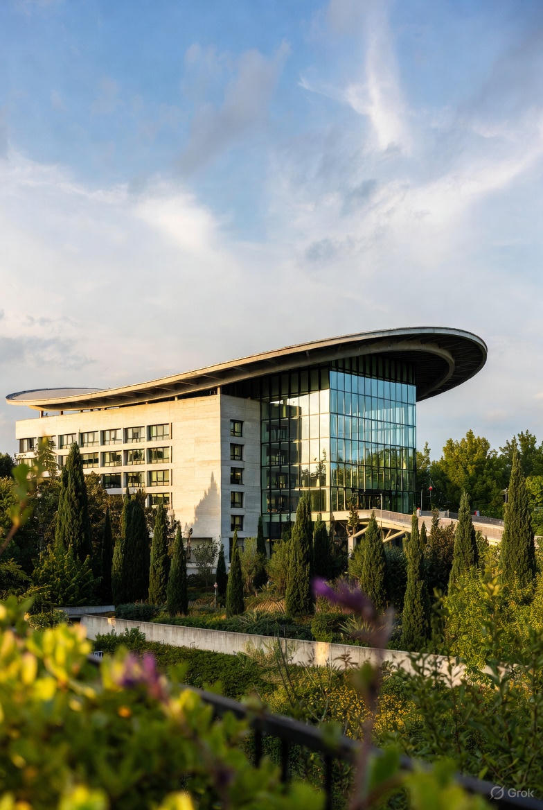 Bâtiment tertiaire contemporain réalisé par Alta Bâtiment